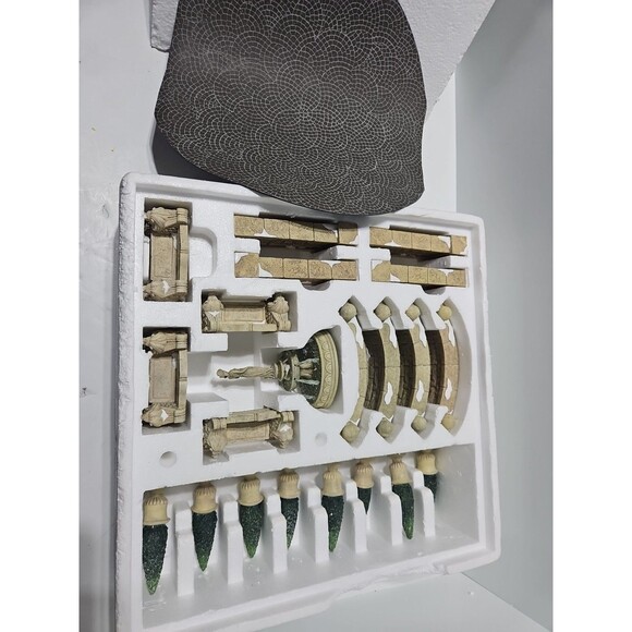 Department 56 Village "Camden Park Square Fountain Set" #52687 Set of 22 - Picture 2 of 7